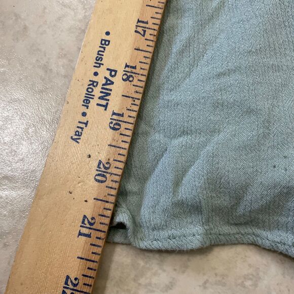 Urban Outfitters Smocked Wide Leg  jumpsuit Romper halter women‘s M green Boho - Picture 9 of 16